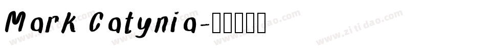 Mark Catynia字体转换